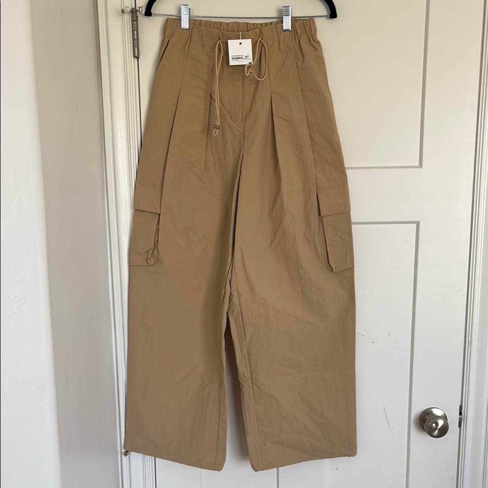 Women's Tan Wide Leg Pants